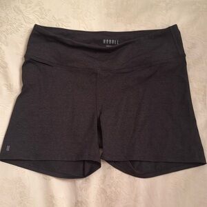 Grey NOBULL shorts